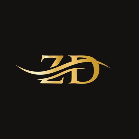 ZD Logo Design Initial ZD Letter Logo Design 17208985 Vector Art At