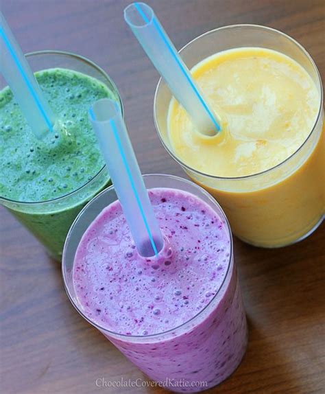 Customizable Fruit and Yogurt Smoothies | Fruit smoothie recipes ...