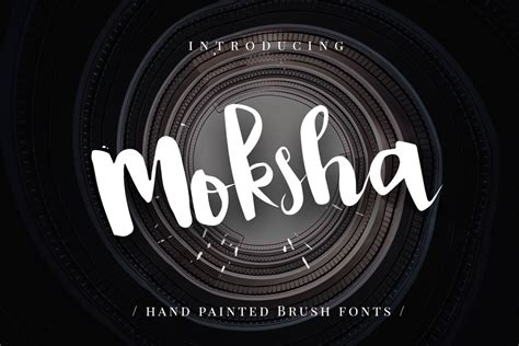 moksha hand painted brush font  micromove thehungryjpeg