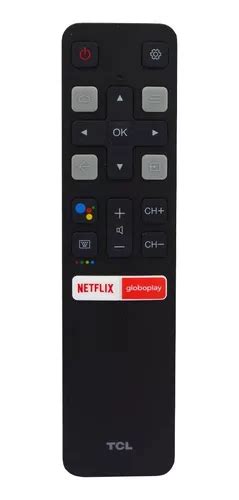 Controle Remoto Original Tcl Rc802v Flr2 Netflix Globoplay Frete grátis