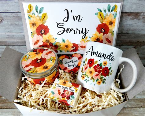 Sorry Gift Gift To Apologize Apology Gift Basket How To Etsy UK