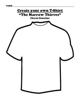 The Marrow Thieves T Shirt Worksheet By Bac Education Tpt