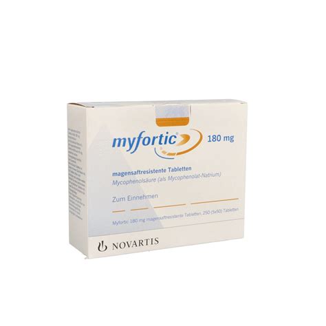 Myfortic Mg Magensaftresistente Tabletten Stk