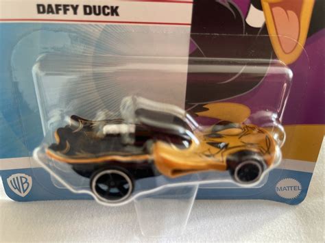 Hot Wheels Looney Tunes Daffy Duck Character Cars WB Mattel