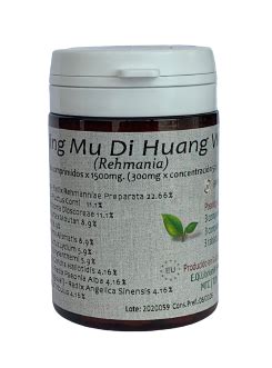 Ming Mu Di Huang Wan Rehmania Formula De Fitoterapia Chinesa