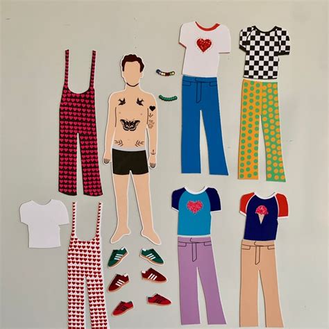 Magnetic Paper Doll Etsy