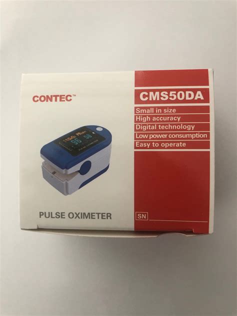 Pulse Oximeter By Contec Veridian Model Cms 50da Small In Size