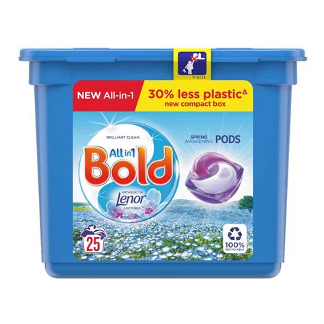 Bold All In Pods Washing Liquid Capsules Spring Awakening Washes