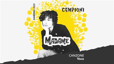 Voce Di Madame Testo Della Canzone Di Sanremo 2021