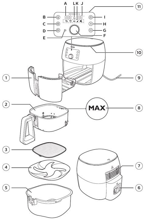 Philips Hd987020 Premium Airfryer Xxl Manual Manualslib