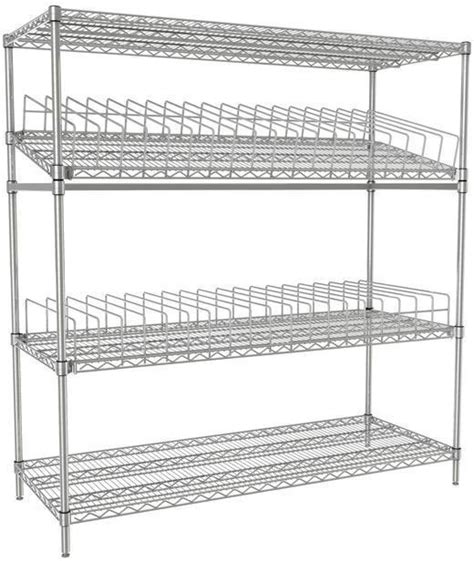 Tarrison 48 X 24 X 63 4 Tier Beverage Rack Wpolyseal Clear Epoxy