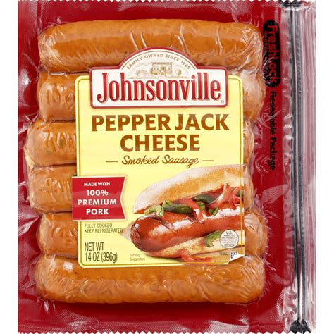 Johnsonville Sausage Smoked Pepper Jack Cheese Oz Instacart