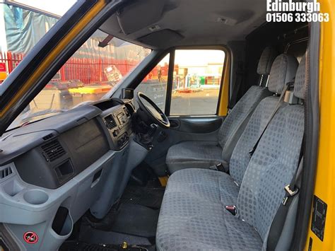 John Pye Vehicle Auctions Location Edinburgh 2010 Ford Transit 100 T350l Rwd Panel Van Reg