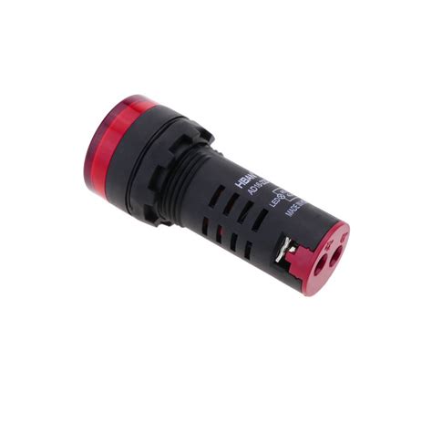 Luz Piloto LED Intermitente De 22 Mm Para Paneles De Control 220 VAC