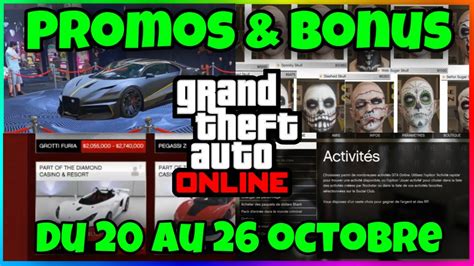 PROMOS ET BONUS DE LA SEMAINE SUR GTA 5 ONLINE 2 VOITURES GRATUITES