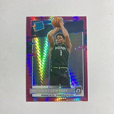 Donruss Optic Hyper Pink Rated Rookie Anthony Edwards