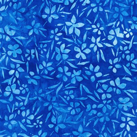 Artisan Batiks Floral Wave Petals Capri Batik Fabric by Lunn Studios ...