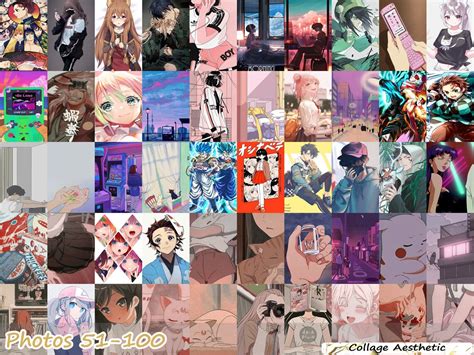 Anime Aesthetic Wall Collage Kit 150 Pcs Anime Boujee Room Etsy