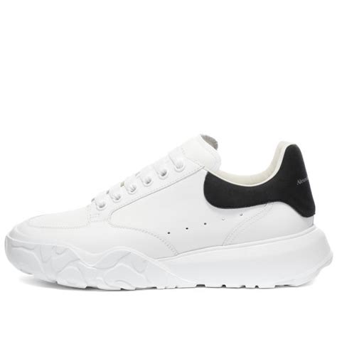 Alexander Mcqueen Court Trainer White Black End Global