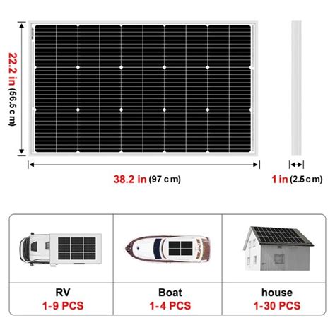 Solarni Set Od W Za Brod Kamper Vikendicu