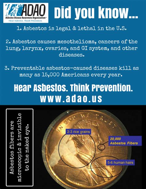 Free Downloadable Adao Asbestos Awareness Handouts Adao Asbestos