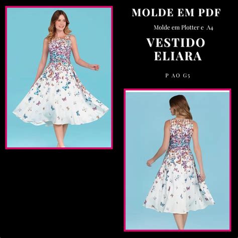 MOLDE VESTIDO ELIARA PLUS SIZE AMS Moldes Em PDF Hotmart