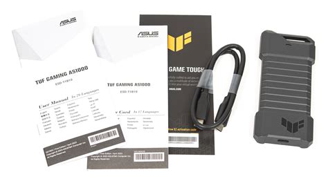 Обзор и тестирование портативного накопителя ASUS TUF Gaming AS1000 ...