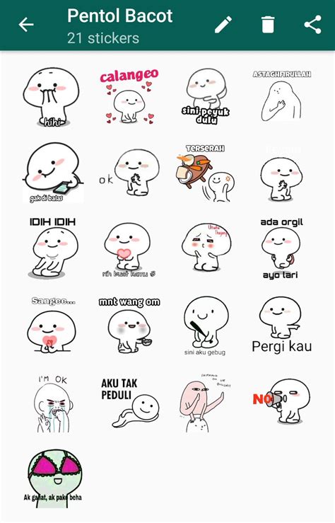 35 Trend Stiker Whatsapp Ngeselin Terlengkap Stikerexpo