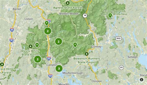 White Mountain National Forest List Alltrails