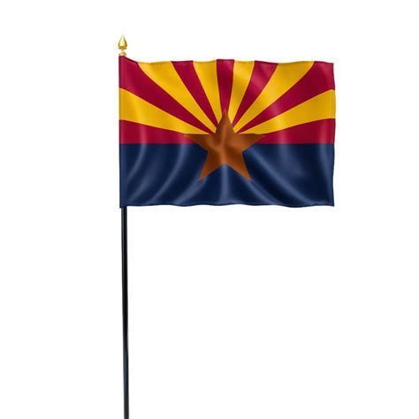 AI generated Flag of Arizona US state on transparent background PNG ...