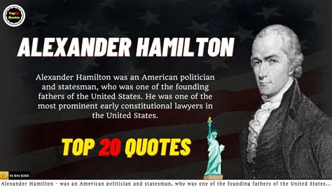 Top 20 Alexander Hamilton Quotes Freedom YouTube