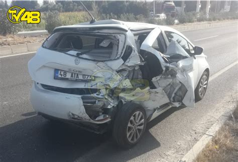 Milas Bodrum Karayolunda Trafik Kazası Traktör İkiye Bölündü Yerel