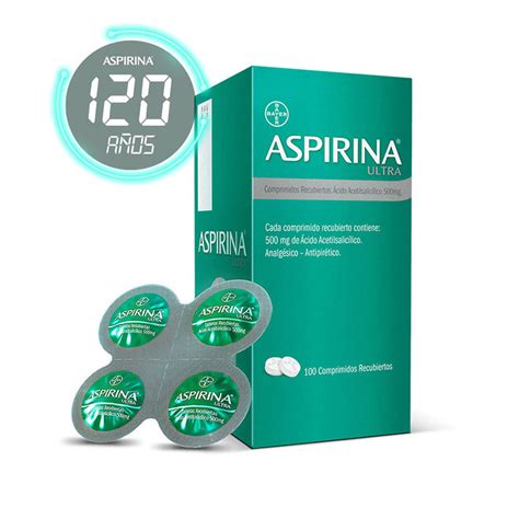 Aspirina Ultra 500mg Comprimido Recubierto Blister 4 Unit