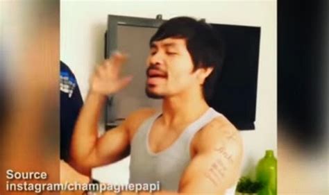 Manny Pacquiao Sings Let It Go From The Movie Frozen Watch The