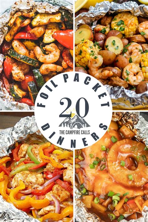 20 Easy Recipes For Campfire Foil Packet Dinners The Campfire Calls