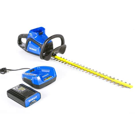 Kobalt 40-Volt Max 24-in Dual Cordless Electric Hedge Trimmer (1-Battery Included) at Lowes.com