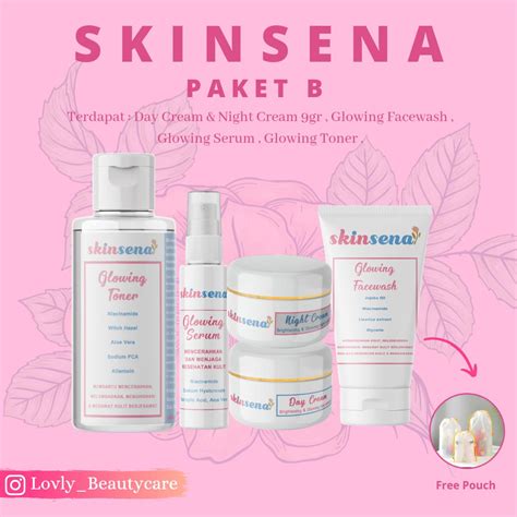 Skinsena Glowing Series Paket Lengkap B Lazada Indonesia