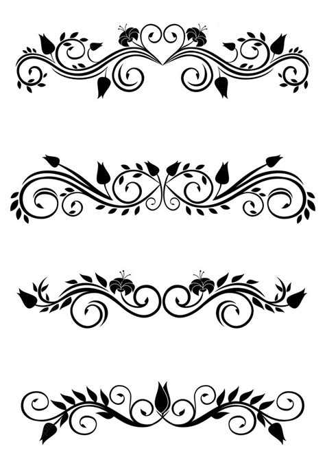 Premium Vector Vintage Floral Decorations