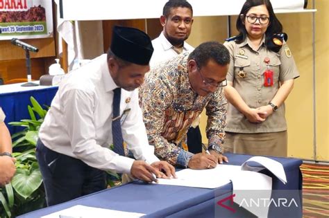 Kemenag Bpn Papua Barat Teken Mou Percepat Sertifikasi Tanah Wakaf