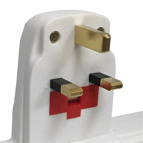 3 Gang Extension Multiway Adaptor Socket Cable Plug Adapter Mains Power