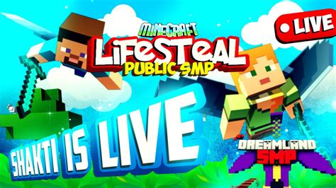 Minecraft JAVA PE Hardcore Lifesteal Public SMP Live Minecraft Live