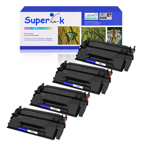 4 Pack Cf226x Black Toner For Hp Laserjet Pro M402dn M402n M402d M402dw