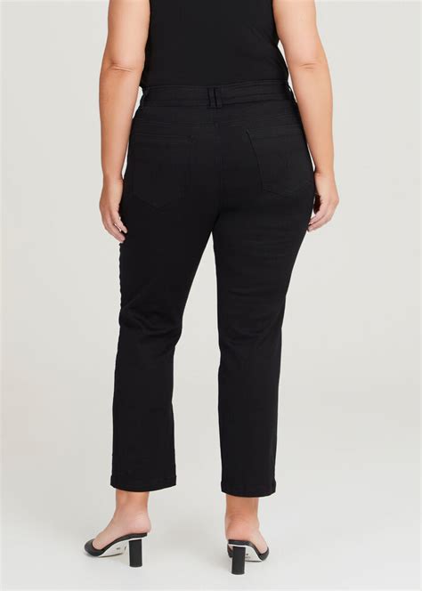 Shop Plus Size Sequin Embellished Jeans In Black Taking Shape Au