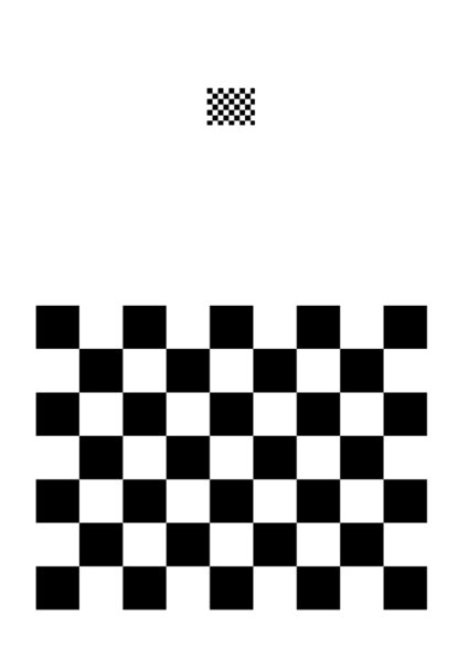 Square Chessboard with Two Rigidly Linked Pattern | Download Scientific ...