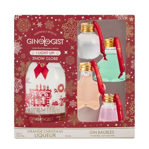 Ginologist Christmas Snow Globe Liqueur Baubles Urban Spirits