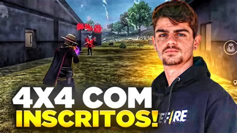 🔥 Live Ff 🔥 Free Fire Ao Vivo 🔥 4x4 6x6 Com Inscritos 🔥 Rg Revela 🔥 Sala Personalizada 🔥