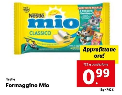 Nestl Formaggino Mio G Offerta Di Lidl