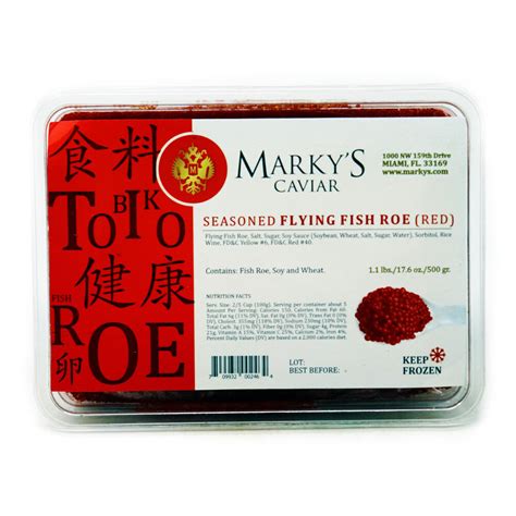 CAVIAR TOBIKO RED 1.1 LB – Horizons Supplies