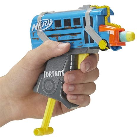 NERF MicroShots Fortnite Battle Bus Blaster Time