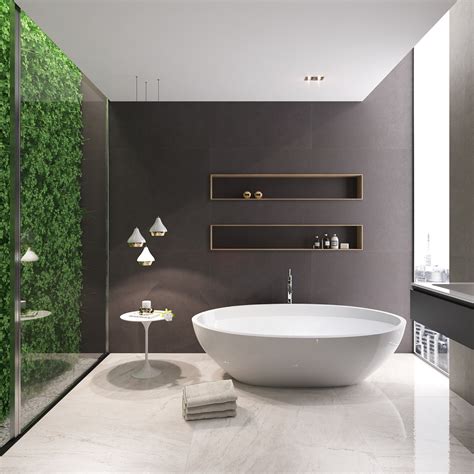 Luxury Bathroom Designs Complete With Modern Bathtubs Which Presenting The Beautifulness - RooHome